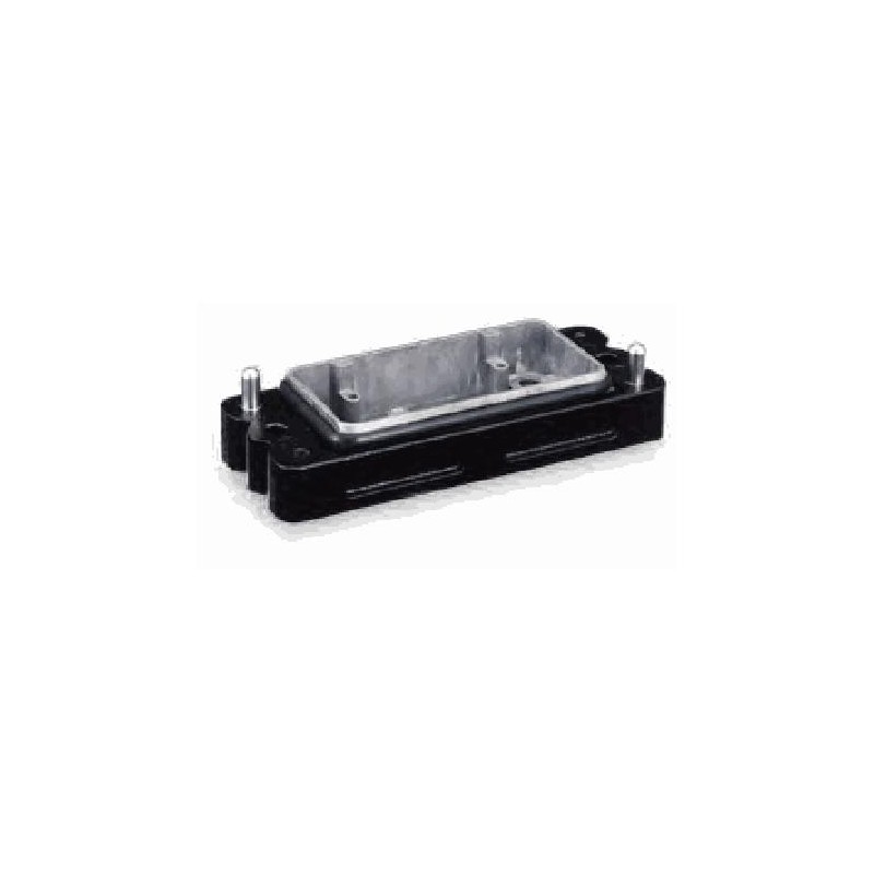 Capot 16B, Aluminium moulé sous pression, acier inoxydable, IP68/IP69K, Sortie verticale, PG36